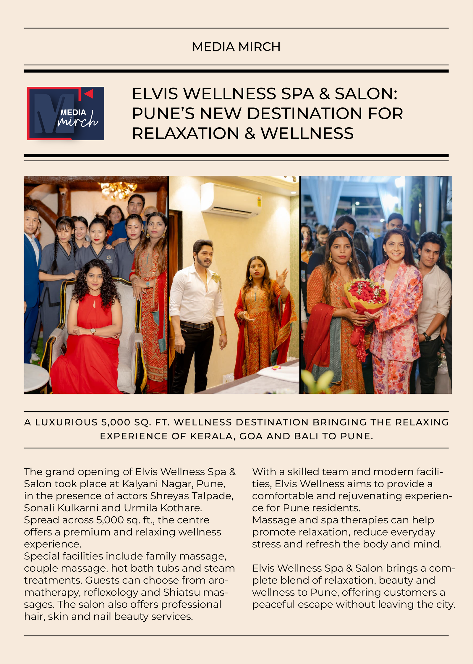 Media Mirch Wellness & Lifestyle Feature